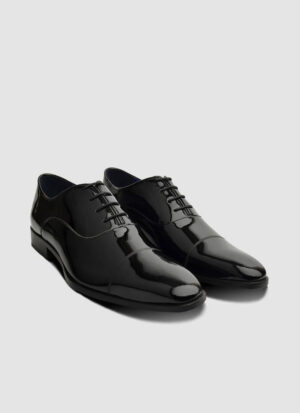Language Shoes-Men-Oliver Oxford-Premium Leather-Black Colour-Formal Shoe
