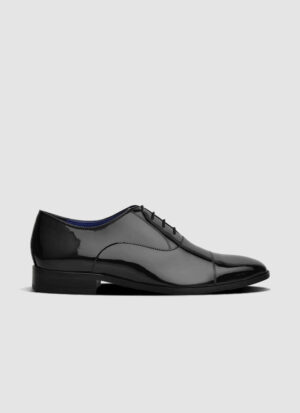 Language Shoes-Men-Oliver Oxford-Premium Leather-Black Colour-Formal Shoe