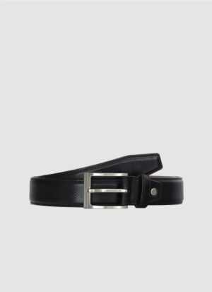 Language Shoes-Men-Travis Belt-Premium Leather-Black Colour-Belt