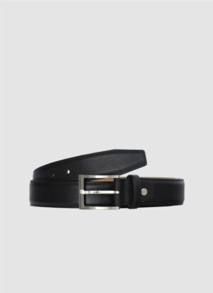 Language Shoes-Men-Lorin Belt-Premium Leather-Black Colour-Belt