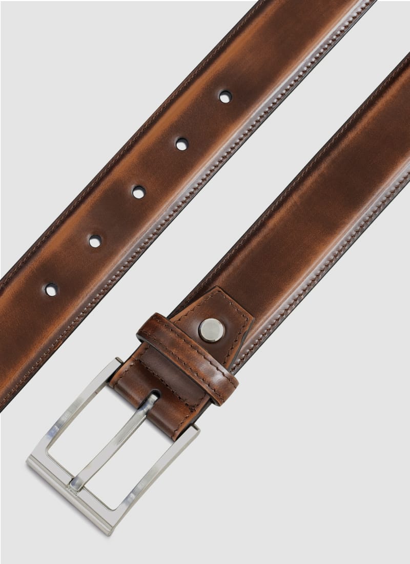 Language Shoes-Men-Parker Belt-Premium Leather-Tan Colour-Belt