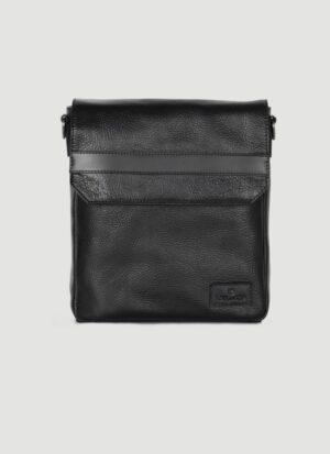 Language Shoes-Men-Seth Cross Body-Premium Leather-Black Colour-Leather Accessories