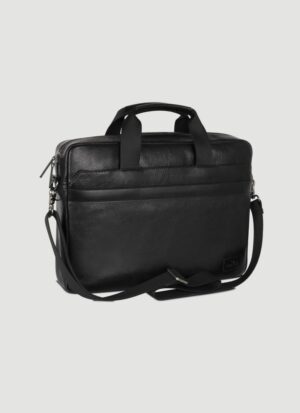 Language Shoes-Men-Julio Folio Bag(ipad Holder)-Premium Leather-Black Colour-Leather Accessories