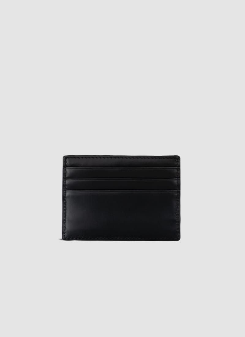 Language Shoes-Men-Usher Card Holder-Premium Leather-Black Colour-Leather Accessories