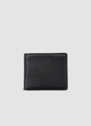 Language Shoes-Men-Juan Milled Coin Wallet-Premium Leather-Black Colour-Leather Accessories