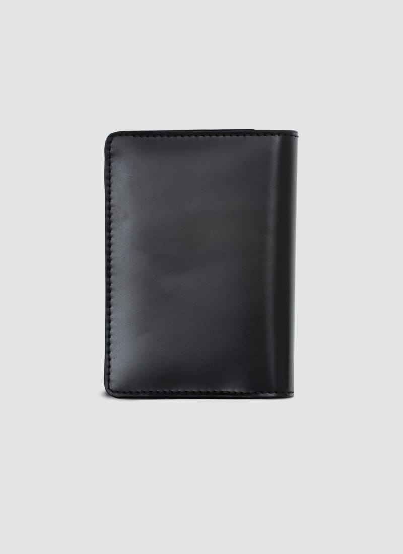 Language Shoes-Men-Pharrel Passport Holder-Premium Leather-Black Colour-Leather Accessories