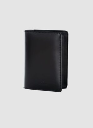 Language Shoes-Men-Pharrel Passport Holder-Premium Leather-Black Colour-Leather Accessories