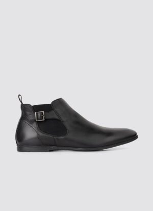 Language Shoes-Men-Blake Boot-Premium Leather-Black Colour-Boot